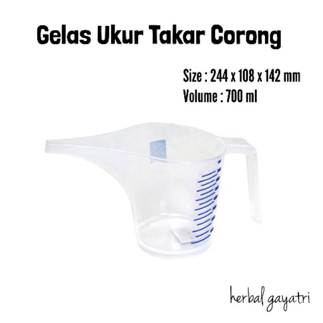 Jual Gelas Ukur Takar Corong 700 Ml Indonesiashopee Indonesia 0291