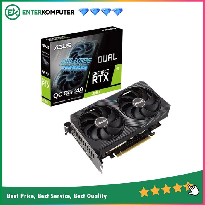 Asus GeForce RTX 3050 8GB GDDR6 - Dual OC Edition