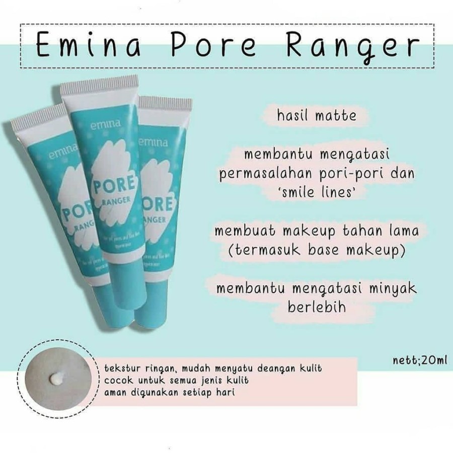 Jual LACIKOSME EMINA PORE RANGER ORIGINAL BPOM / EMINA PRIMER MAKE UP