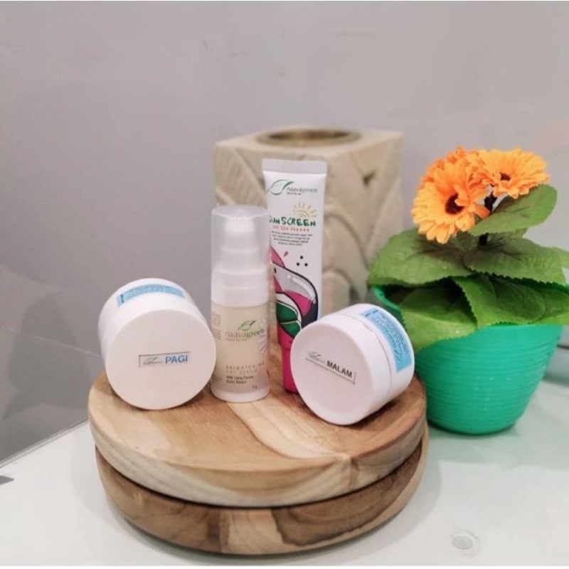 NAAVAGREEN PERAWATAN PAGI & SIANG - ORIGINAL NAAVAGREEN SKINCARE