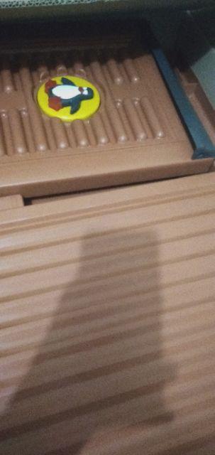 Lemari Plastik 2 Susun Jumbo Gambar Pinguin Murah