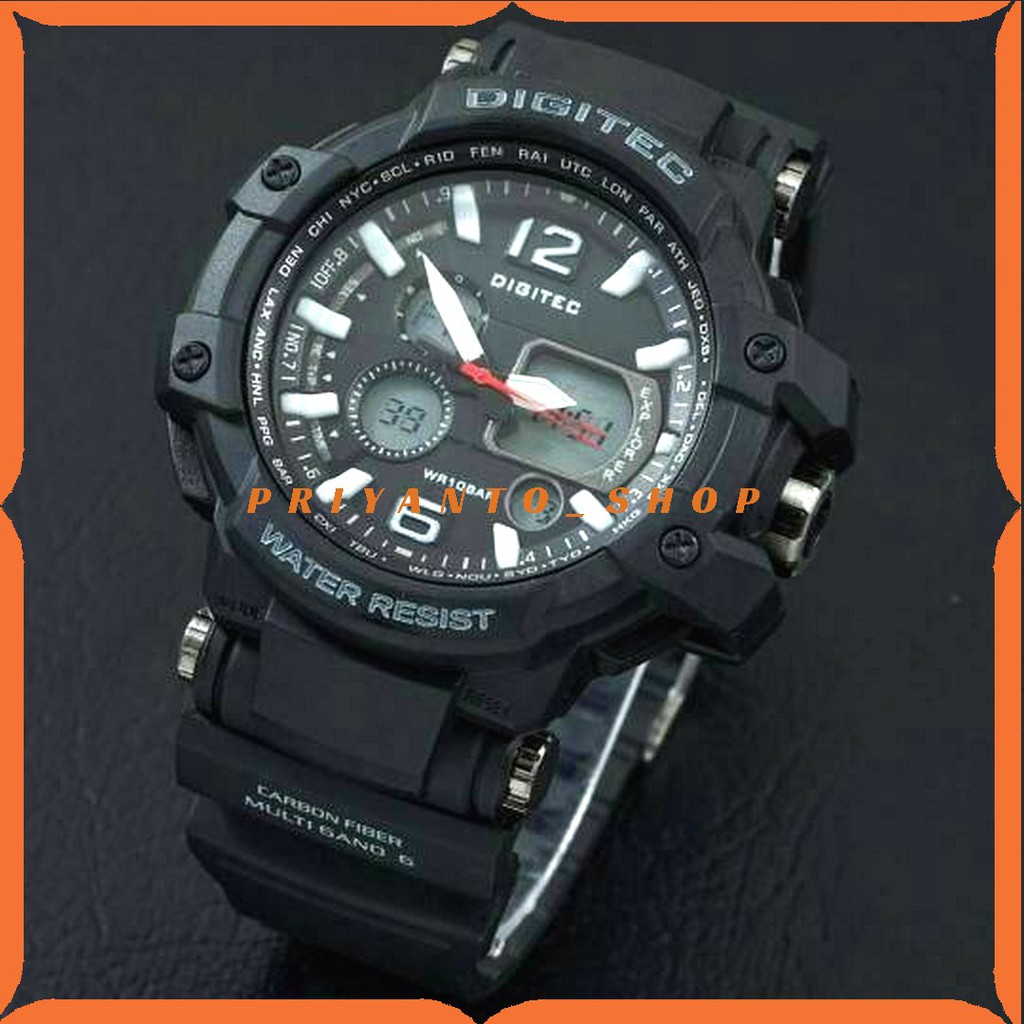 Strap Tali Jam Band Digitec 2078 Digitec DG -2078 Hitam