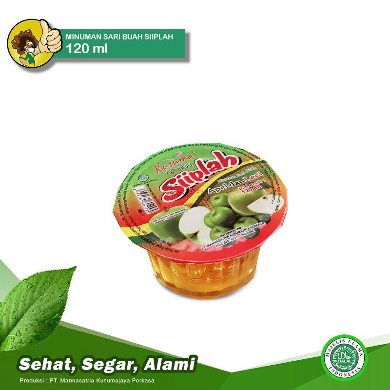 Kusuma Agrowisata - Siiplah Sari Apel Leci120ml