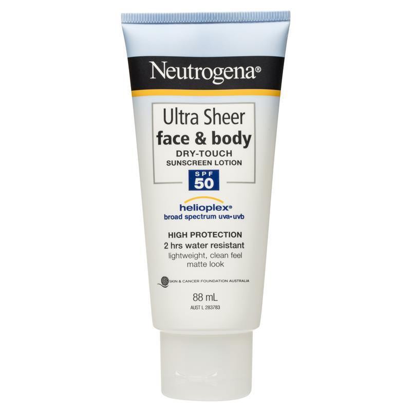 Neutrogena Ultra Sheer Face and Body