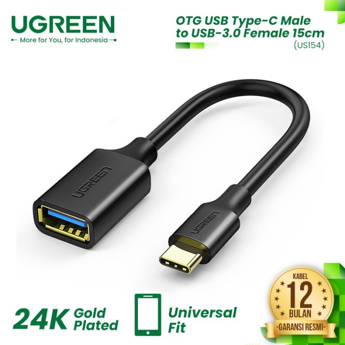 UGREEN Adapter OTG USB-C (M) to USB 3.0-A (F) - US154