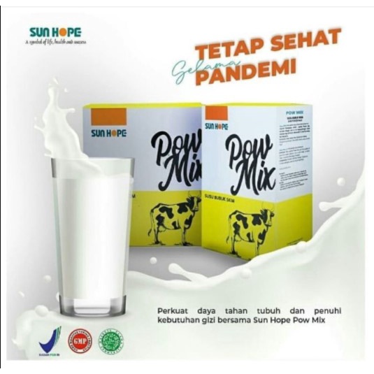 Pow Mix Susu Kolostrum Penggemuk Badan / Susu Protein Tinggi