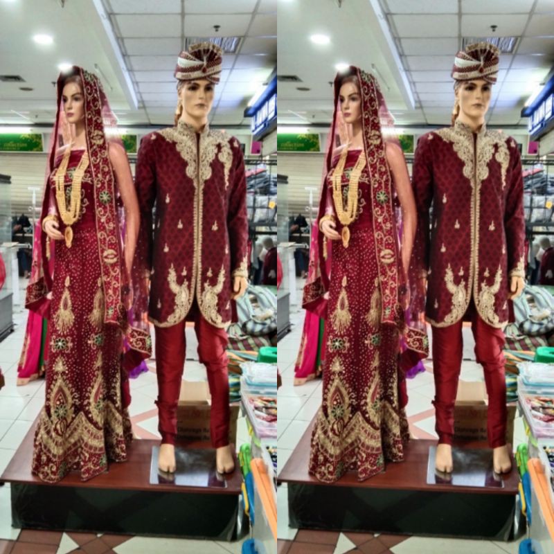 SET BAJU PENGANTIN INDIA