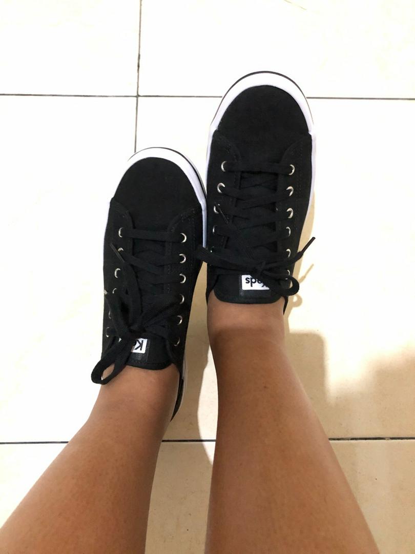 Keds Sepatu Wanita Kickstart Seasonal Solid Black Wf54684