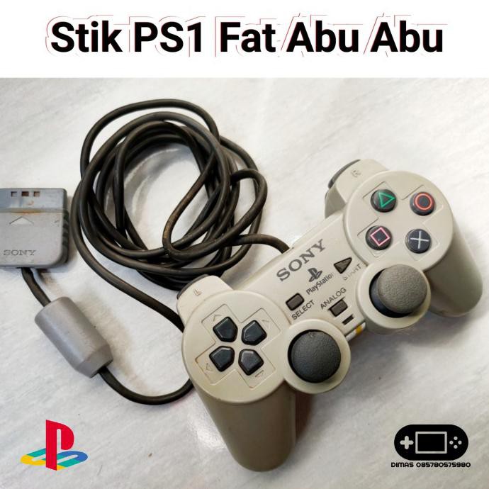 Stik Ps1 Ps One Original Psx Ps 1 Ori Abu Abu Analog