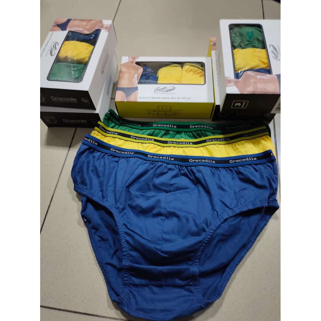 Celana dalam pria dewasa crocodile/celana dalam pria crocodile 1 box isi 3 pcs / Celana dalam pria c