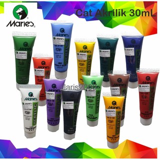  Cat  Akrilik Maries 30ml PART1 Shopee Indonesia