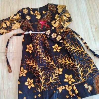 Gamis Batik Anak Usia 2-abg Murah/ Motif Random Sesuai Stok