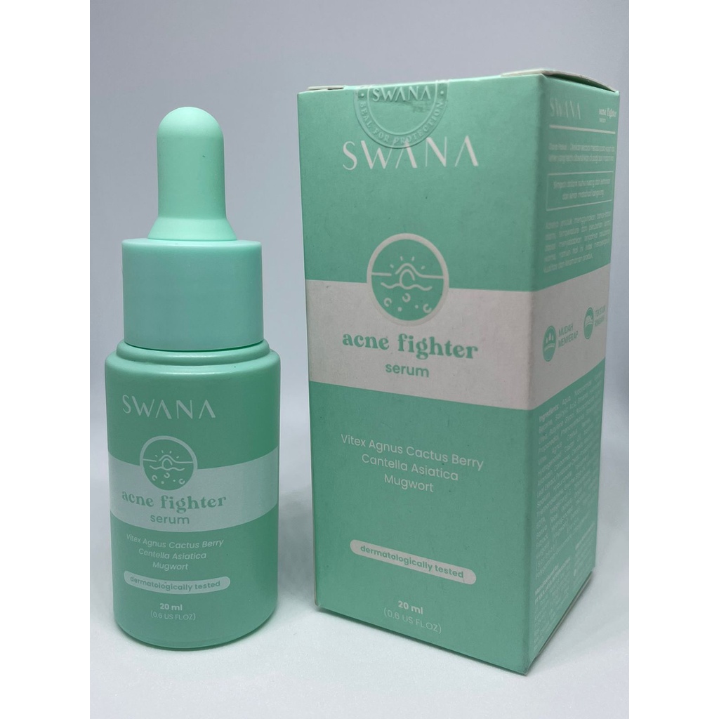 Swana Face Serum - Whitening Brightening &amp; Spotless - Acne Fighter - Pore Minimizer