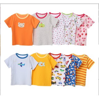 Baju bayi lengan pendek 5 in 1 baju atasan bayi kaos bayi Baju bayi lengan pendek 5 in 1 baju atasan bayi kaos bayi