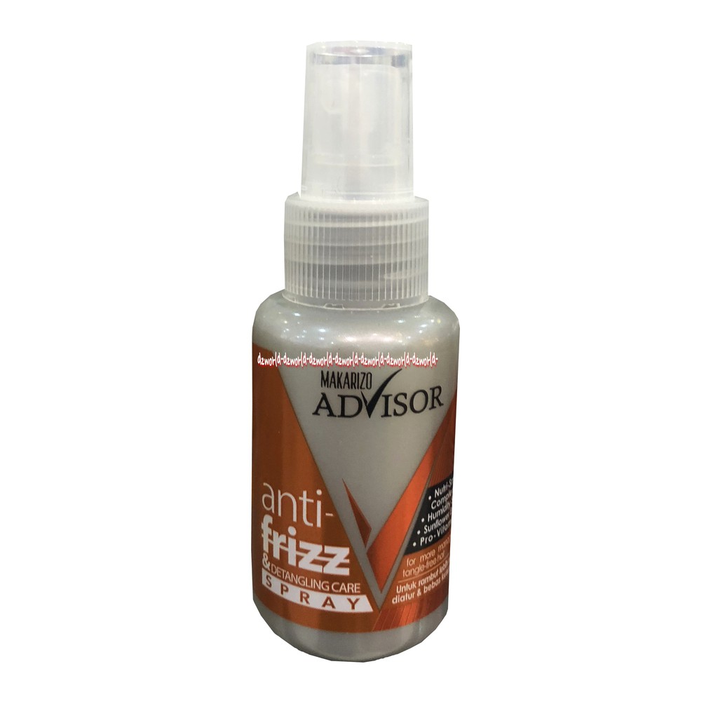 Makarizo Advisor Anti Frizz Spray 50ml Serum Rambut Perawatan Rambut Kusut Makariso