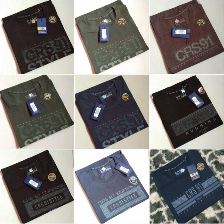 Kaos CRS 91 || 12pcs SERIAN  || Kaos Distro ORIGINAL ||=GROSIRAN SPECIAL ||