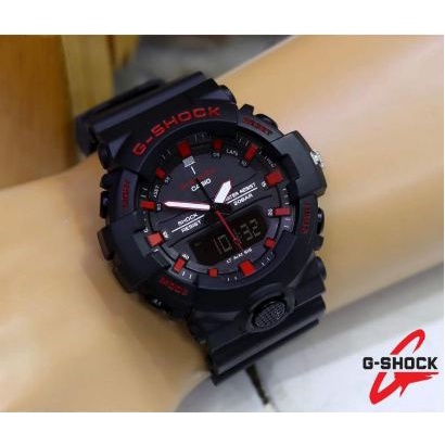 TERLARIS !!!! GSHOCK CASIO GA 800 DUAL TIME 2JARUM JAM TANGAN PRIA SPORT ANTI AIR