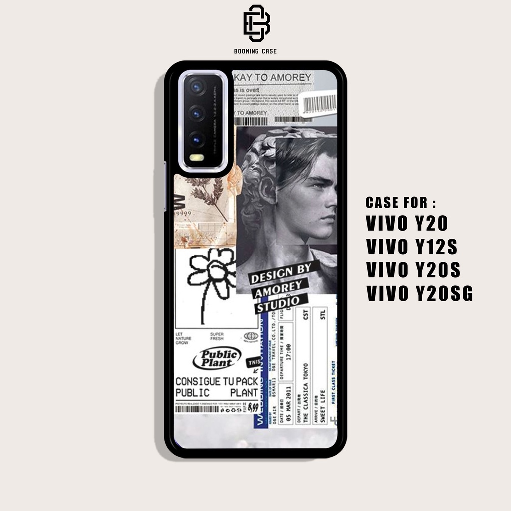 Casing Vivo Y20 / Y12S / Y20S / Y20SG Hardcase 2D Glossy Case Motif COUPLE