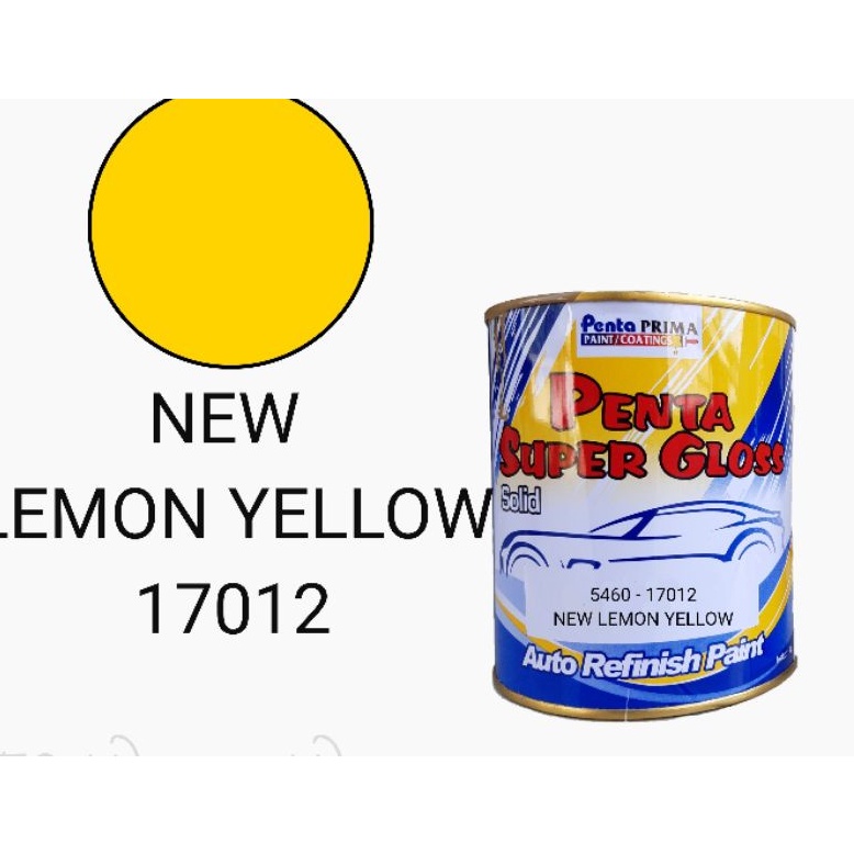 Penta Super Gloss Lemon Yellow Kuning solid 200gr