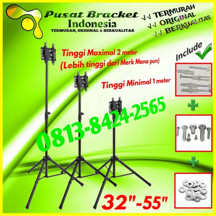 Bracket tv Standing Tripod 32&quot; s/d 55&quot; High Quality | IZ.TRP55-001