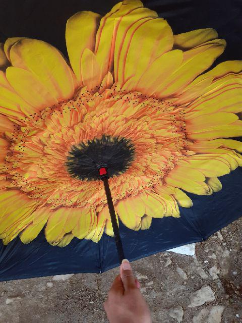 Payung Terbalik Unik Reverse Umbrella Upside Down Mobil Hujan Anti Air Gagang C Cars Souvenir Travel