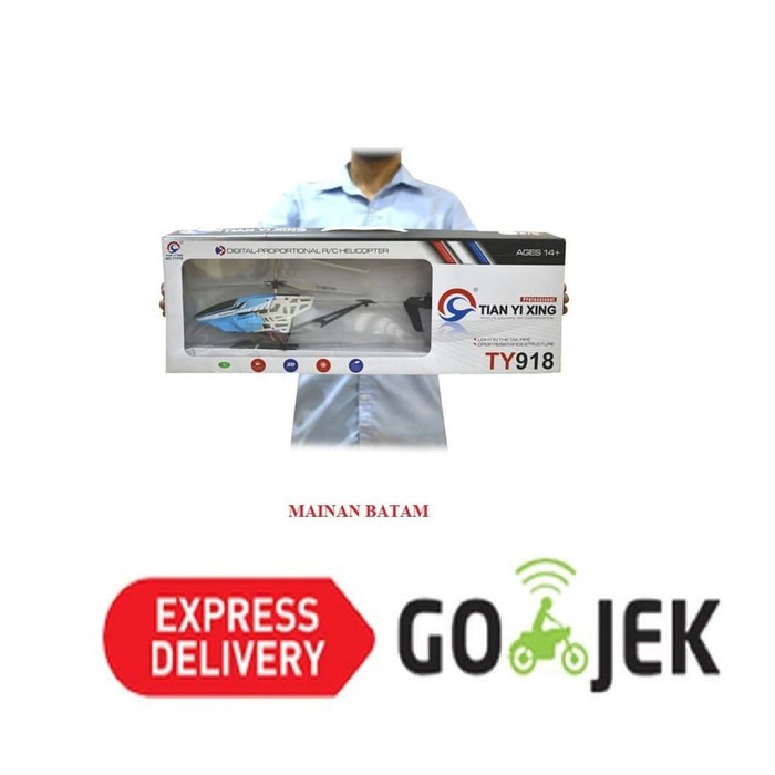 RC Free ongkir  Helicopter Jumbo 3,5chanel TY918 Khusus Pakai pos Indonesia