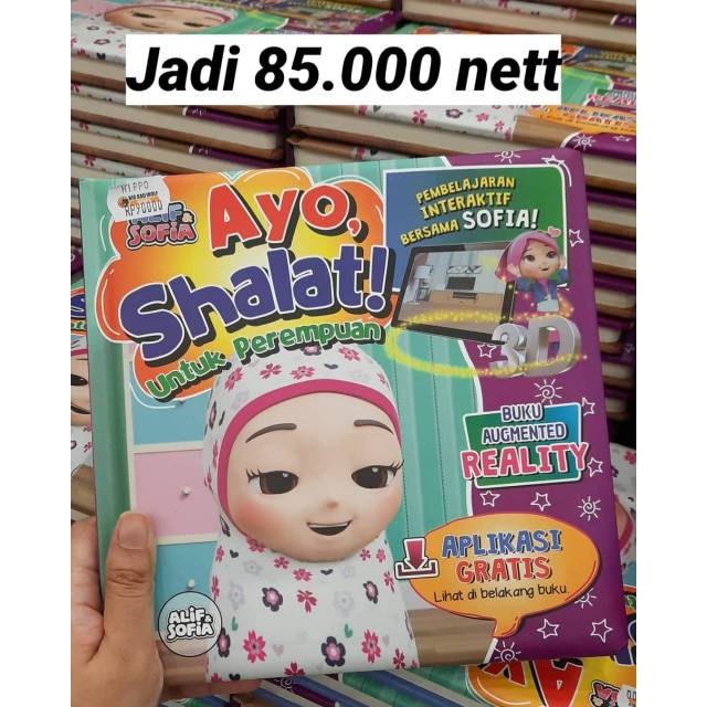 WM BBW Buku Ayo Shalat bersama Alif dan Sofia Anak Interaktif 3D