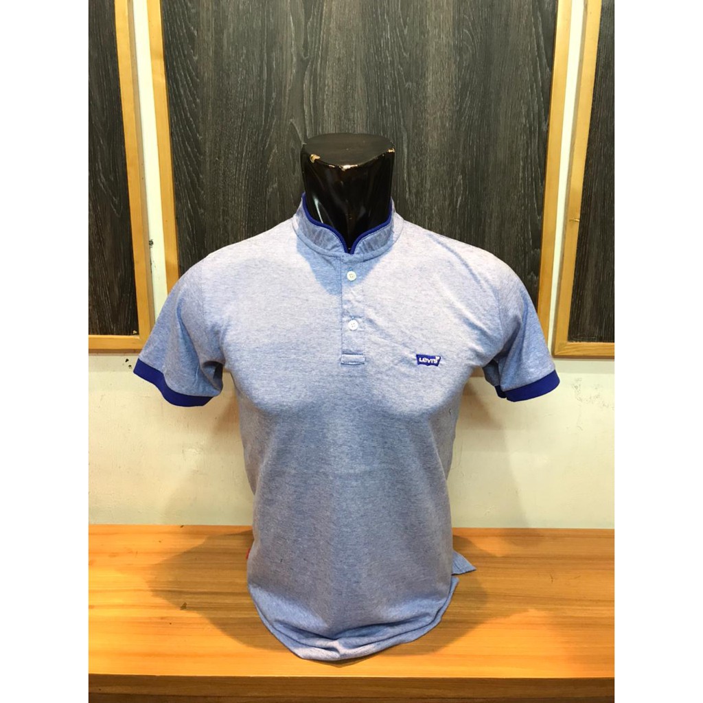 Kaos Polo Levis Kerah Sanghai Baju Wangki Pria Terbaru/7.7_Store