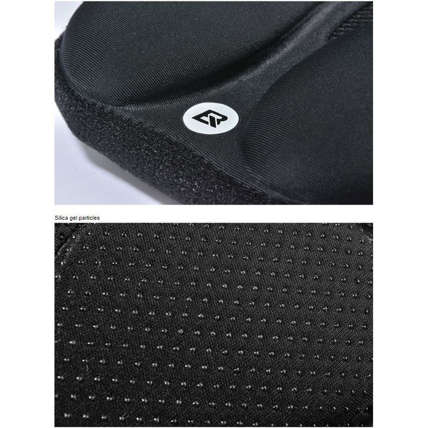 Cover Jok Sepeda Empuk Rockbros Sadel Breathable Lycra Fiber Mat Anti Gerah Portable Nyaman