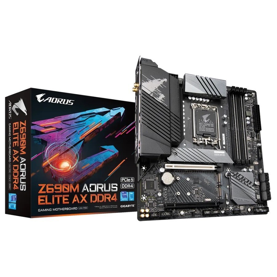 Motherboard Gigabyte Z690M Aorus Elite AX DDR4 (LGA1700, Z690, USB3.2)