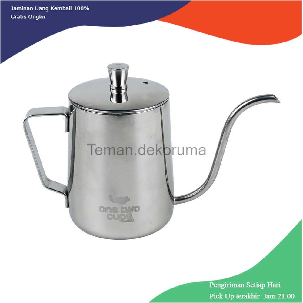 TD-AI005 One Two Cups Teko Pitcher Kopi Teh Teapot Drip Kettle Cup - AA0052