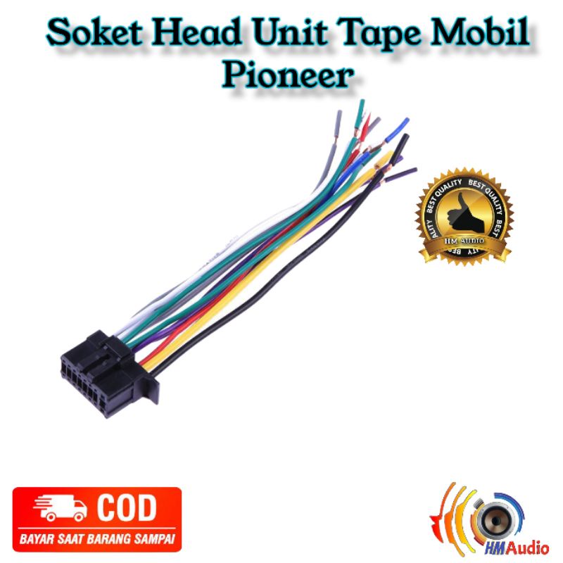Soket Tape Pioneer Soket  Head Unit Pioneer