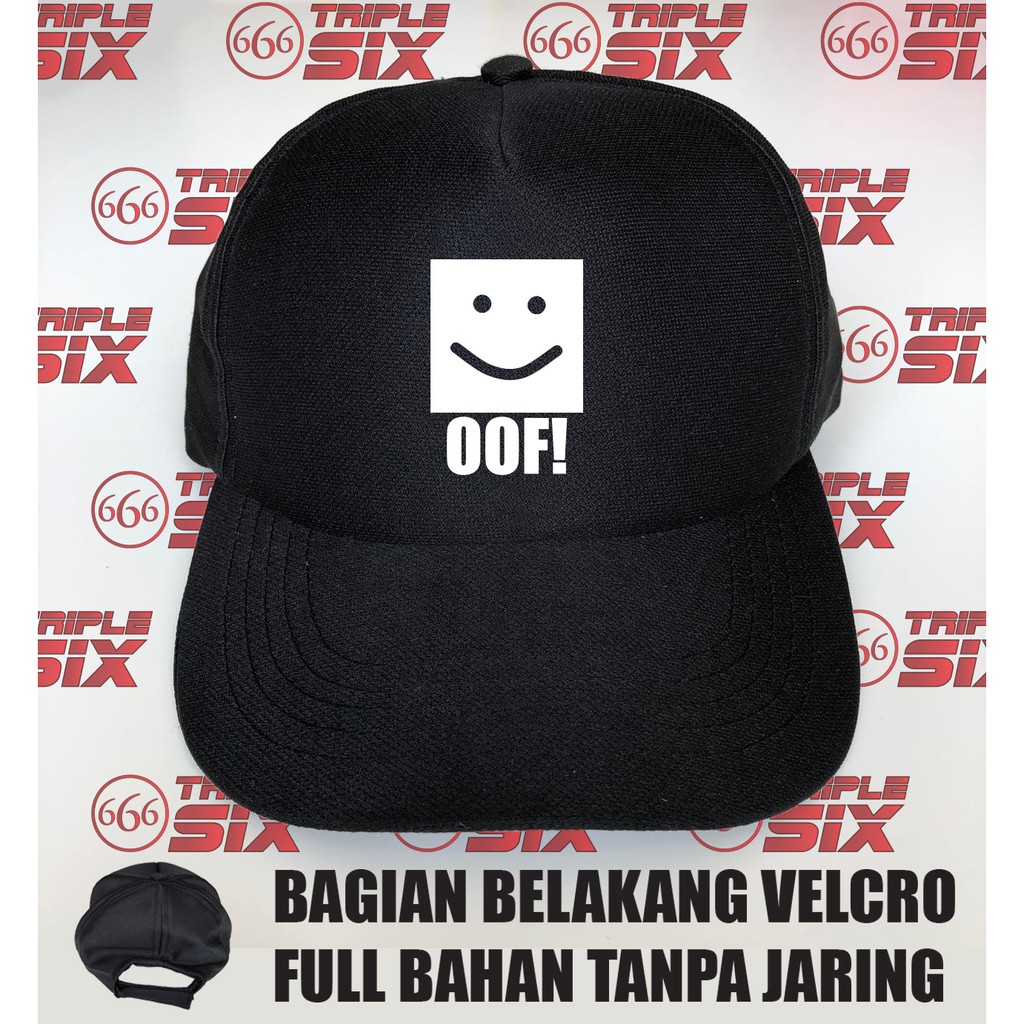 Topi Baseball Velcro Roblox OOF