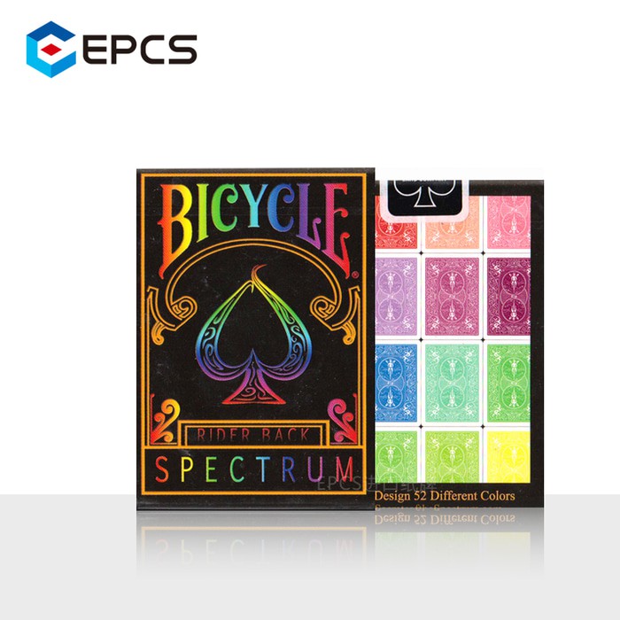 Termurah Bicycle Spectrum Deck Playing Card Import America Limited Rainbow