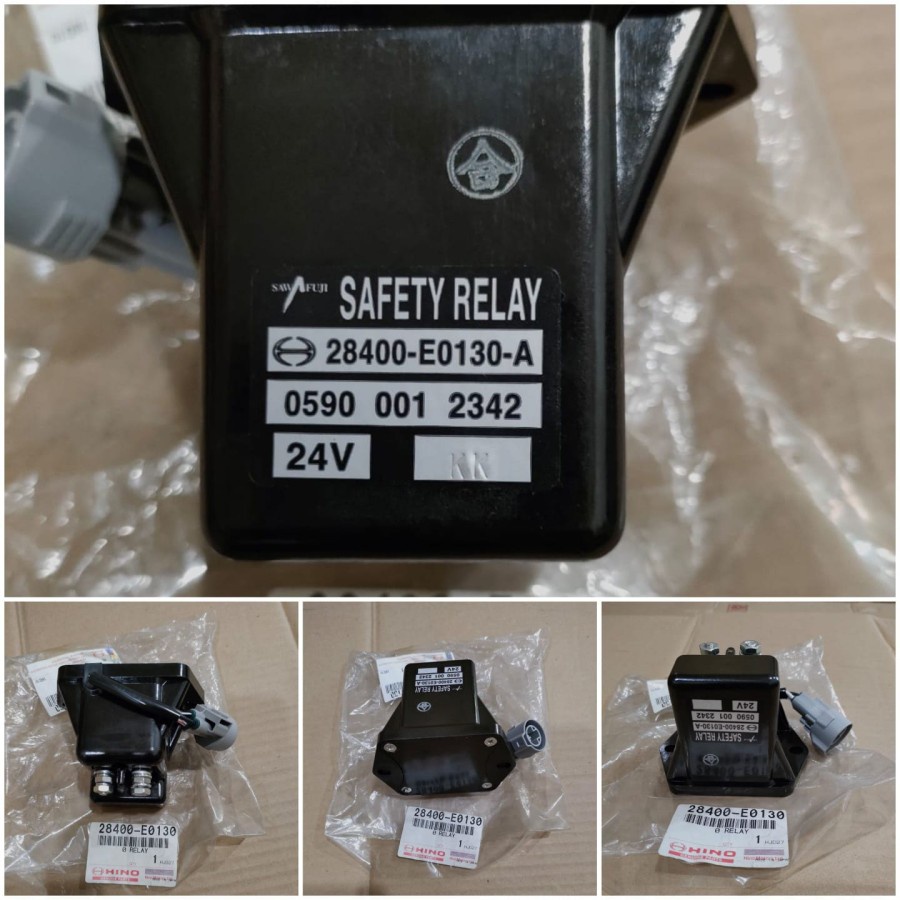 Safety relay Hino 24v asli 28400-e0130 relai