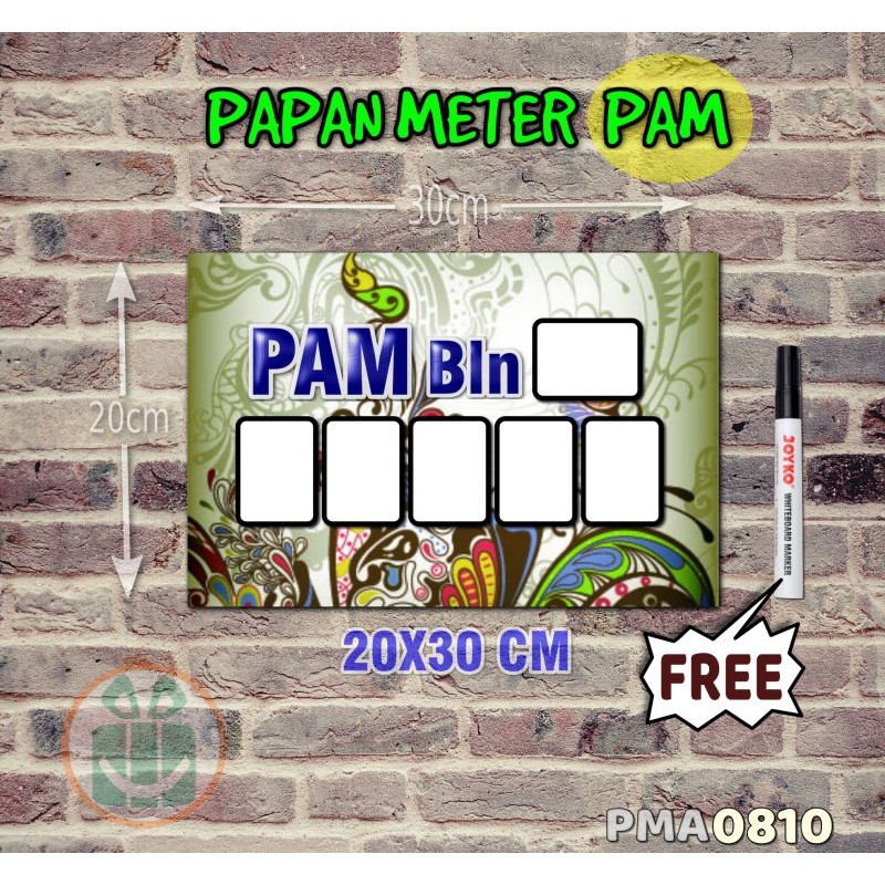 

SBC Papan Meter Listrik PLN PAM motif Unik - Flower 10
