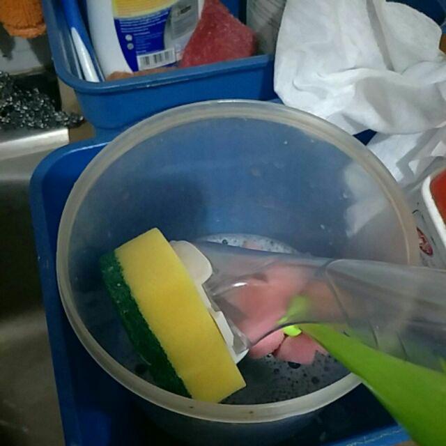 Alat Pencuci Piring Sikat Cuci Piring Dish Wand - Bening