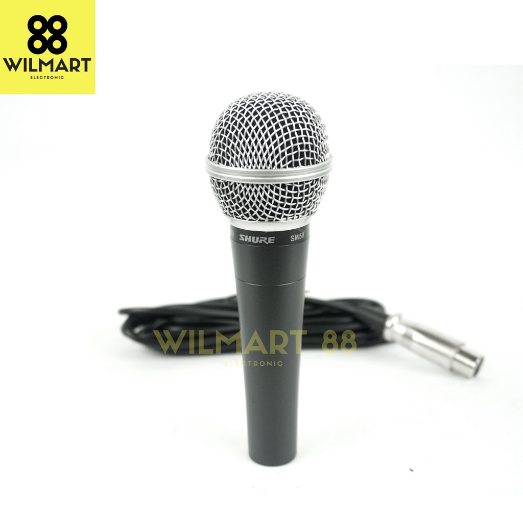 [✅COD] Mic Kabel SM-58 LC - Cardoid Dynamic (Tanpa On/Off)