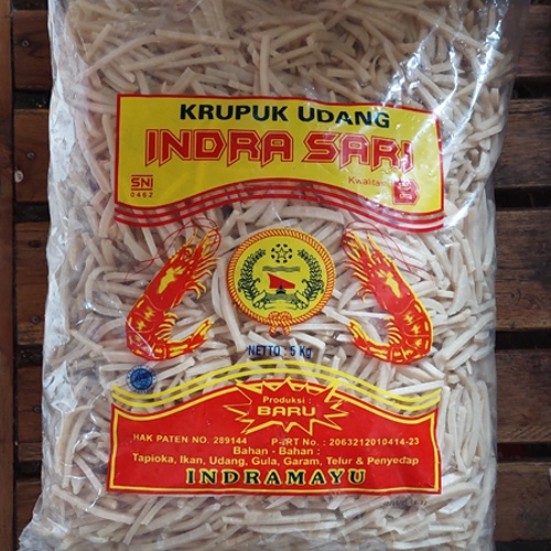 

Kerupuk Seblak Mentah Kering Rasa Udang Cap INDRA SARI INDRAMAYU