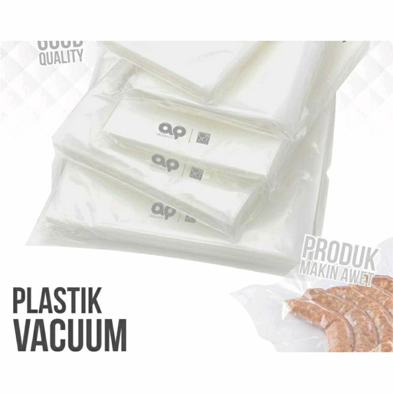 

Plastik Vacuum Uk.18x20 POLOS (isi 100pcs) Bahan Nylon dan Food Grade