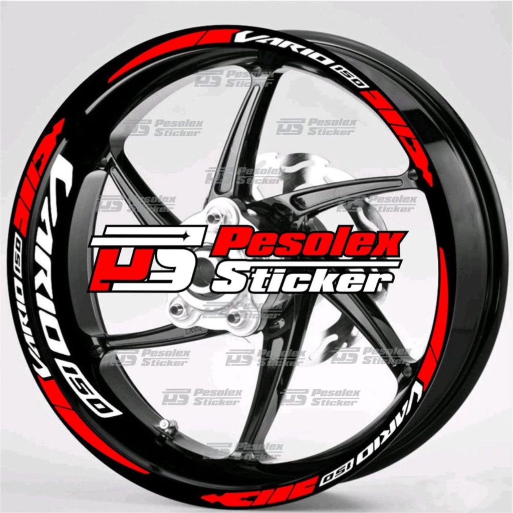 Cuting Sticker Lis Velg Motor VARIO 150