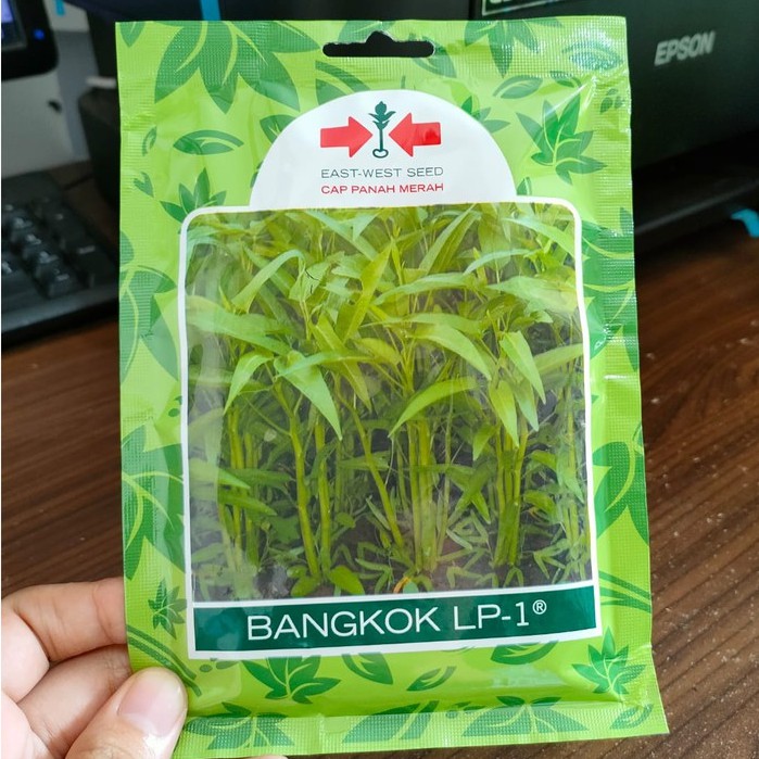 PM - benih KANGKUNG BANGKOK isi 1.500 bj - bibit kangkung bangkok - panah merah