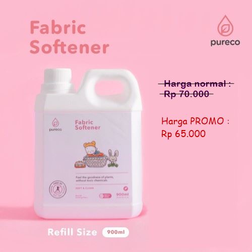 PURECO Fabric Softener Pelembut Pakaian Bayi 900ml