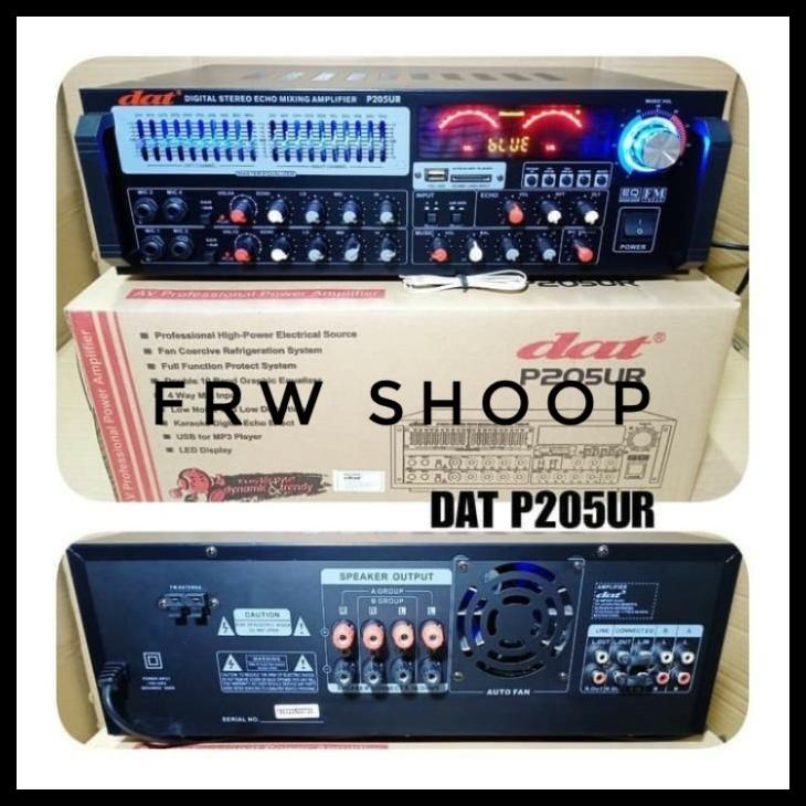 Power Amplifier Dat P205Ur / P 205 Ur Bluetooth Kode 152