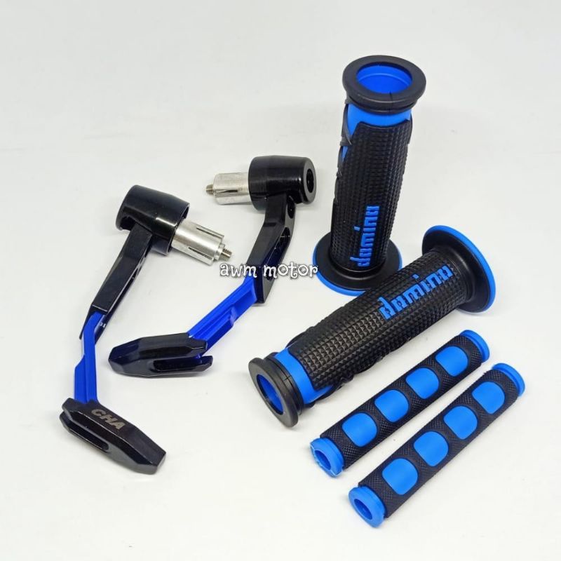 [PAKET] Handgrip New Domino shak Plus Proguard robot dan Karet Handle