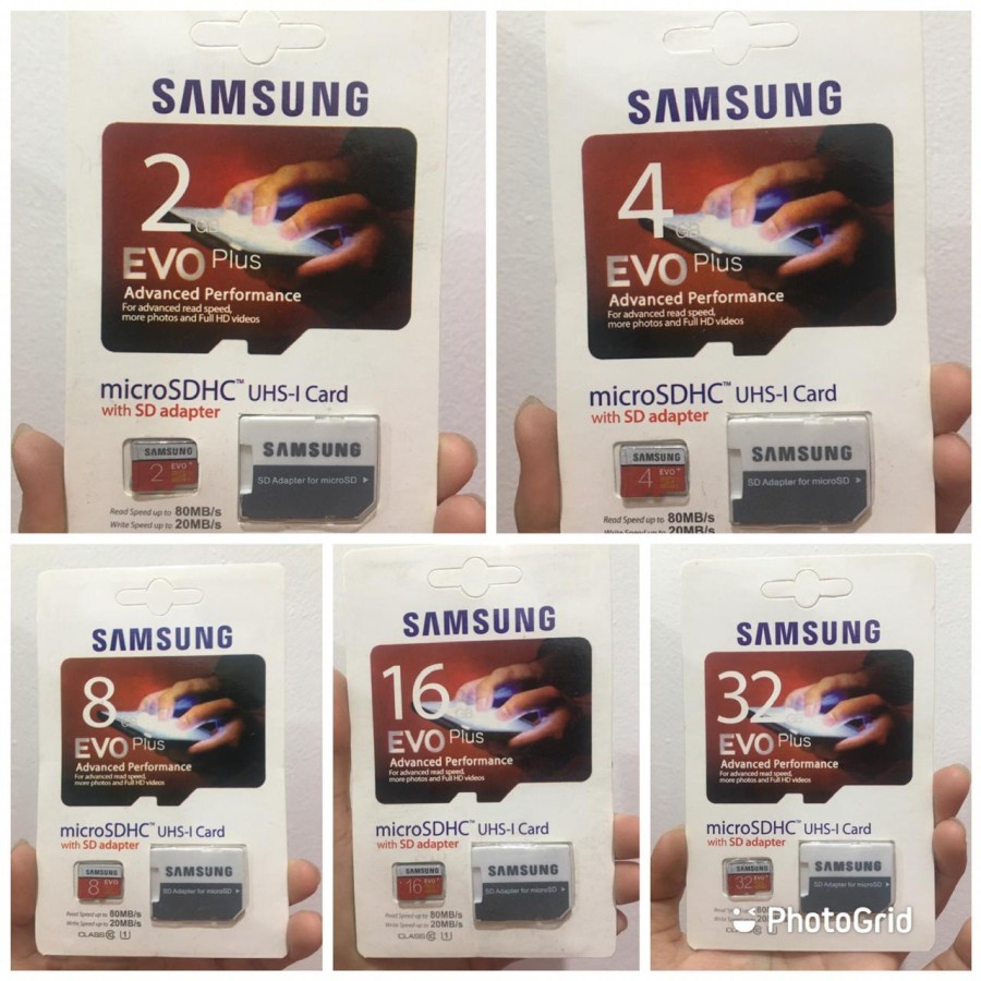 Memory samsung + adaptor 2gb/4gb/8gb/16gb/32gb/64gb mmc /micro sd/sd card