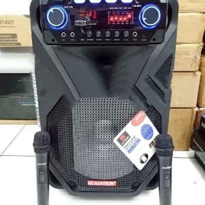 Asatron Speaker Portabel Wireless Meeting HT-8871 UKM 12 INCH