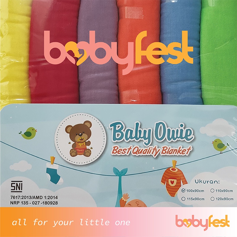 Babyfest Baby Owie Bedong Kaos Swadle