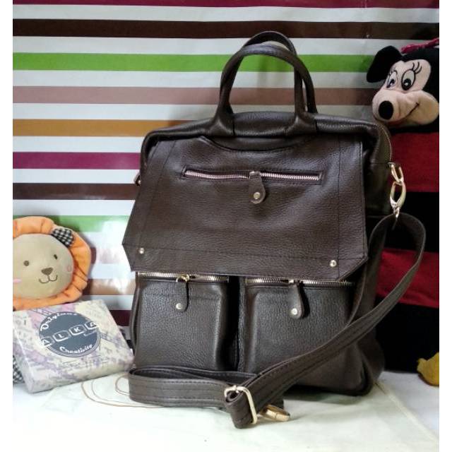 Tas Kulit Wanita Pria Tas Ransel Tas Garutan