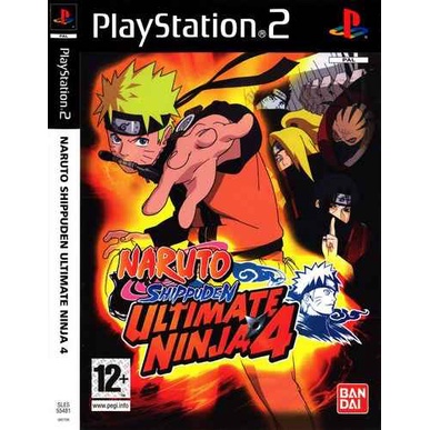KASET DVD GAME PS2: NARUTO SHIPPUDEN ULTIMATE NINJA 4